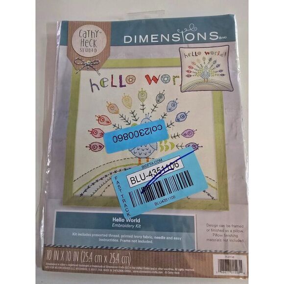 Lot of 5 Dimensions Embroidery & Cross-Stitch Kit Assortment crafts thread - Picture 3 of 16